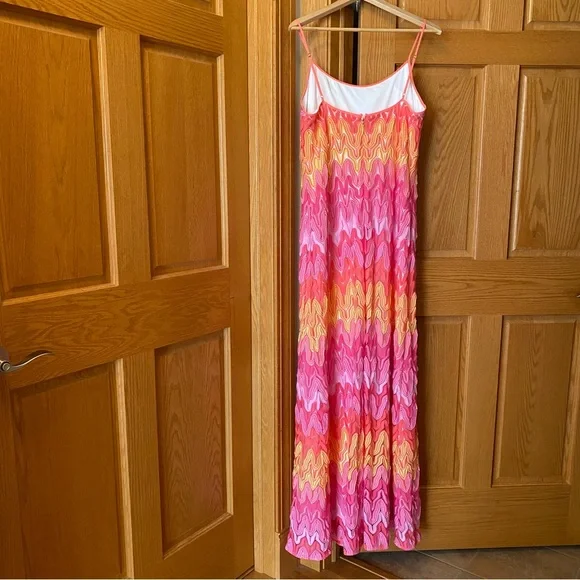 Lilly Pulitzer Vibrant Pink and Yellow Maxi Dress - Picture 7 of 13
